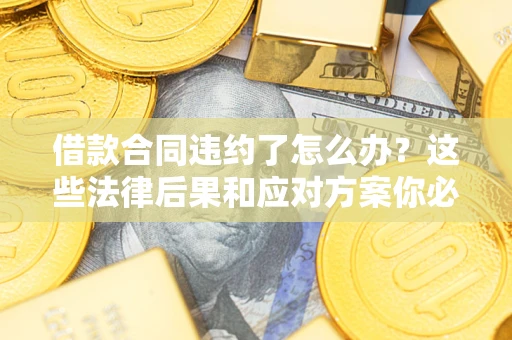 济南借款合同违约了怎么办？这些法律后果和应对方案你必须知道