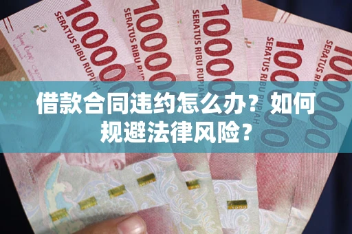 济南借款合同违约怎么办？如何规避法律风险？